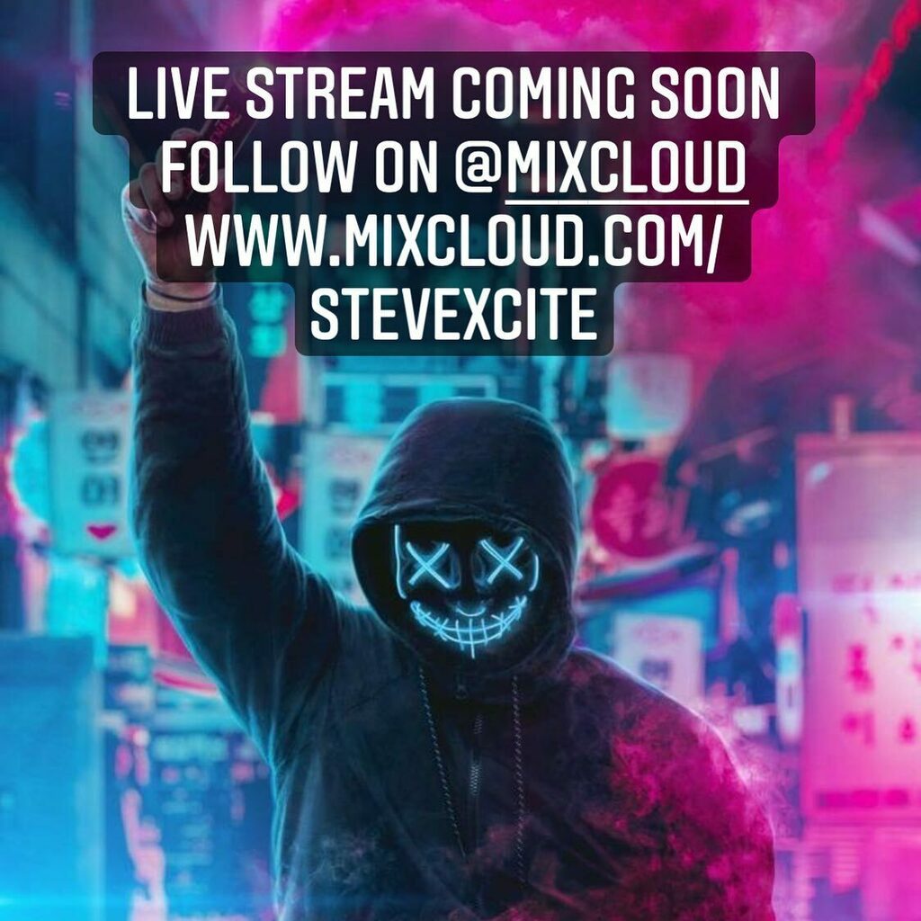 stevexcite's tweet photo. Live stream coming soon to @mixcloud follow https://t.co/zzQMxRobxp #mixcloudlive #mixcloud #livestream #livestreaming #livestreamer #dj #djsets #livedjsets https://t.co/B5cwlOxbNU https://t.co/D4KRjPaCqB