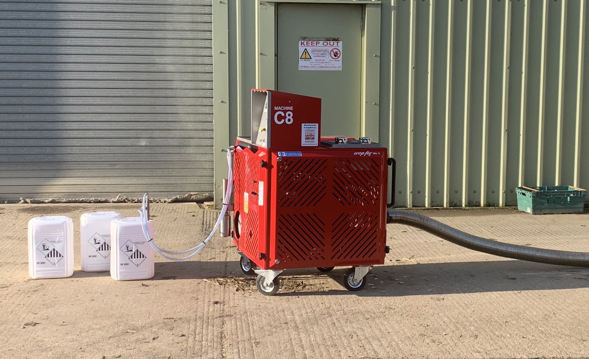 Stored_Crop's tweet photo. C8 working hard in the beautiful sunshine of Southend this morning. All our machines are NSTS tested and come with a full service history for your audits #nsts #storage2020 #potato https://t.co/ZCrb4VleJB