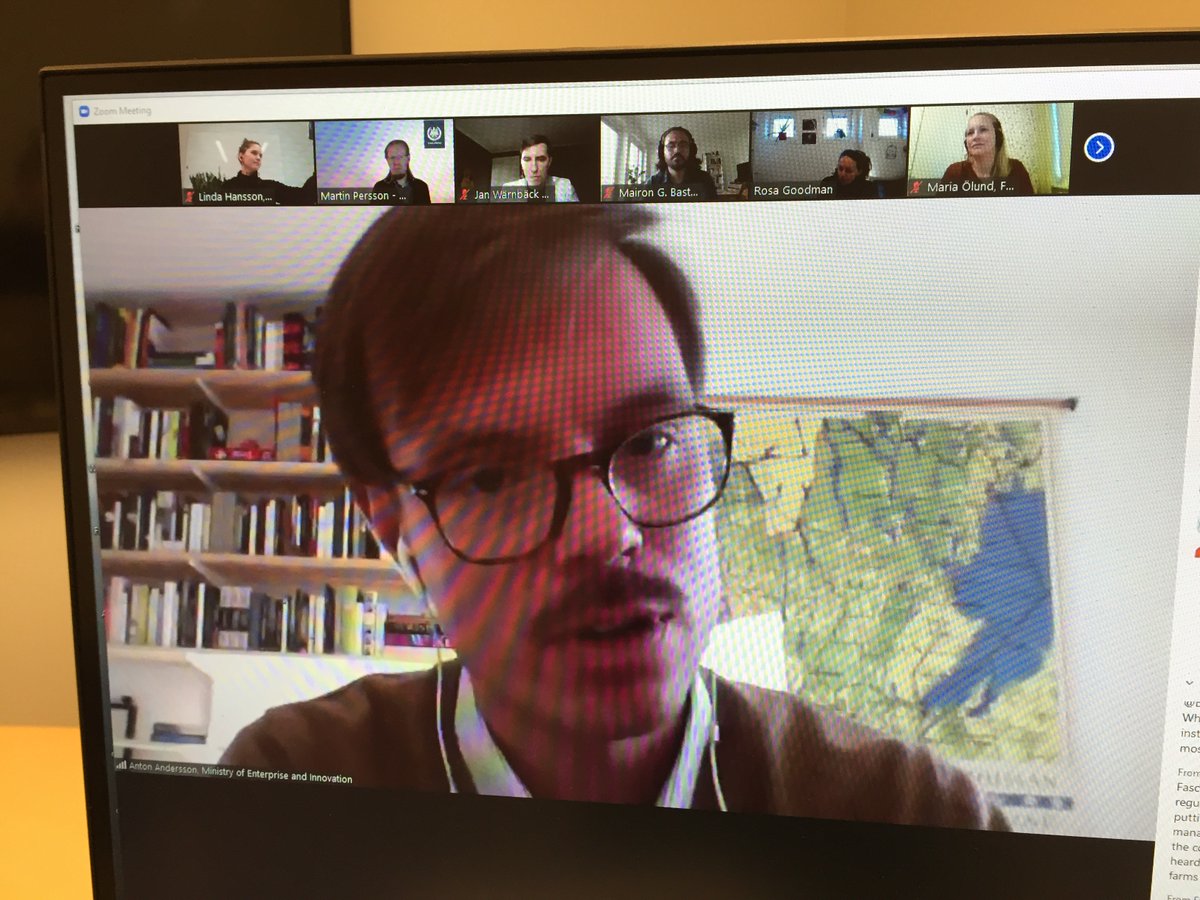 Focali_se's tweet image. Anton Andersson @Naringsdep calls for research-policy interaction to create clever legislation for #zerodeforestation through a holistic approach at the Focali Annual Meeting #Focali2020 @GMVcentrum @SIANIAgri @Sida