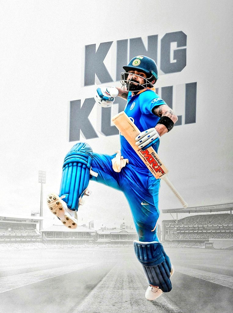 AmeyaPandit's tweet photo. One of the Greatest Cricketer India has ever produced..💎
He seems to have records for dinner😜
Happiest Birthday to a..
Chase Master..❤️
Run Machine..🏏
&amp; King of Cricket ..🌍❤️
Keep Inspiring us and keep shining as you always do.💪🏻
#KingKohli @imVkohli #HappyBirthdayViratKohli https://t.co/tA0EPGHUZV