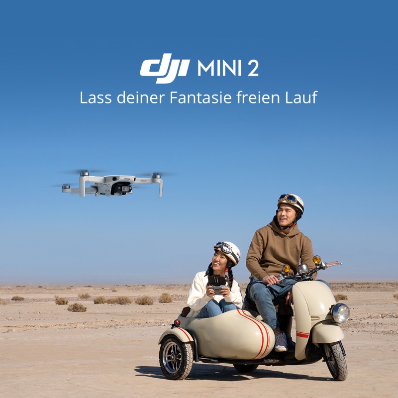 DJIGlobal's tweet photo. Entdecke DJI Mini 2.
Mit einer 4K-Kamera und OcuSync 2.0 ist Mini 2 die perfekte Drohne, um deiner Fantasie freien Lauf zu lassen – und sie wiegt immer noch weniger als 249 g.

Mehr erfahren: https://t.co/qoFesa0xIu