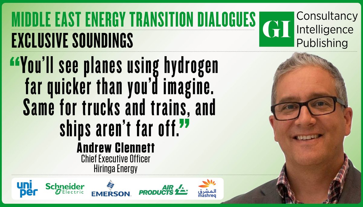 𝗘𝘅𝗰𝗹𝘂𝘀𝗶𝘃𝗲 𝗦𝗼𝘂𝗻𝗱𝗶𝗻𝗴𝘀: Middle East Energy Transition Dialogues

#energytransition #RenewableEnergy #hydrogen  #HiringaEnergy