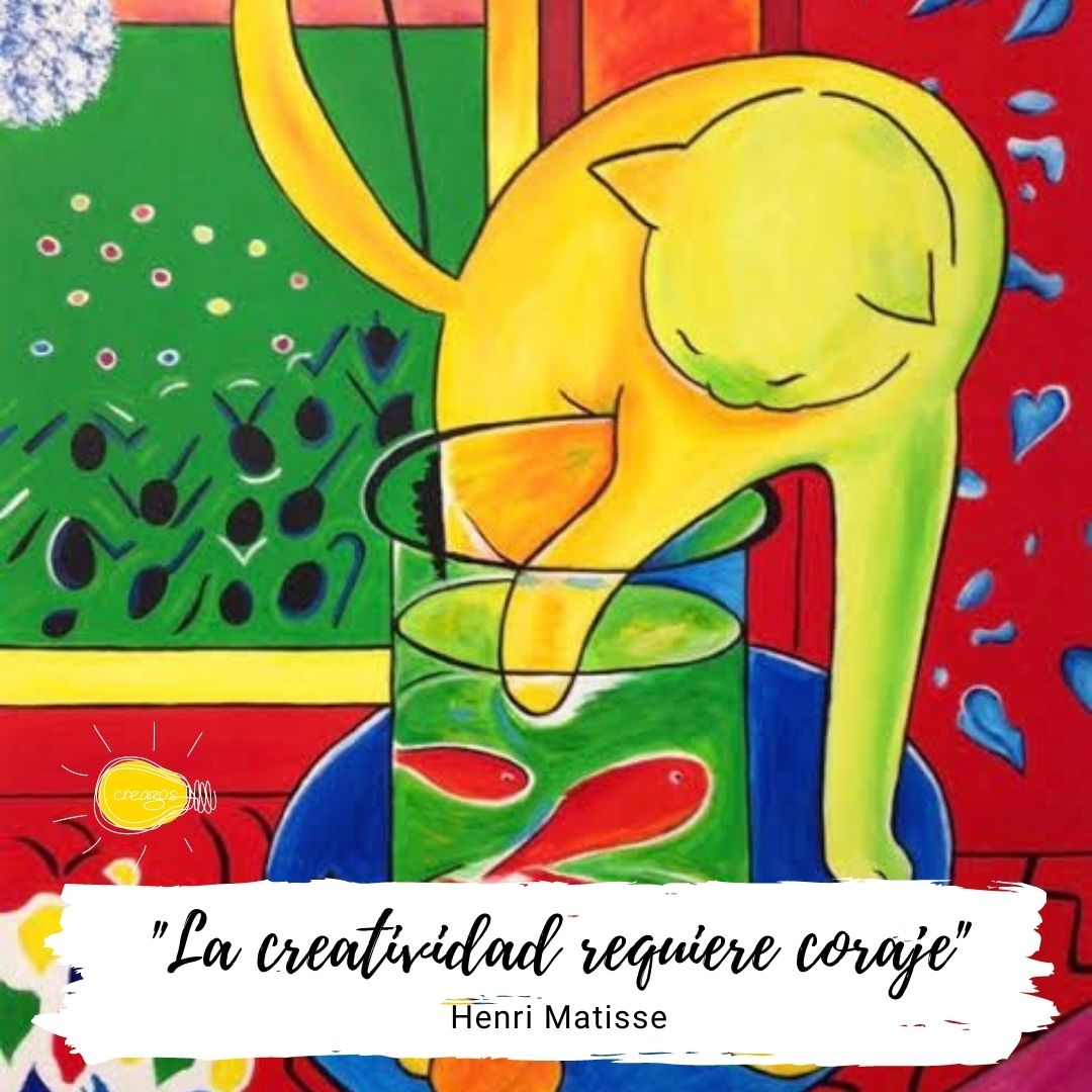 Para Matisse la creatividad tenía que ver con la valentía ya que cuando imaginamos algo y lo compartimos, estamos abriendo una ventana a nuestras pasiones y pensamientos más íntimos y por ello necesitamos ser valientes...

creazos.com #freelancer #freelance #Marketing