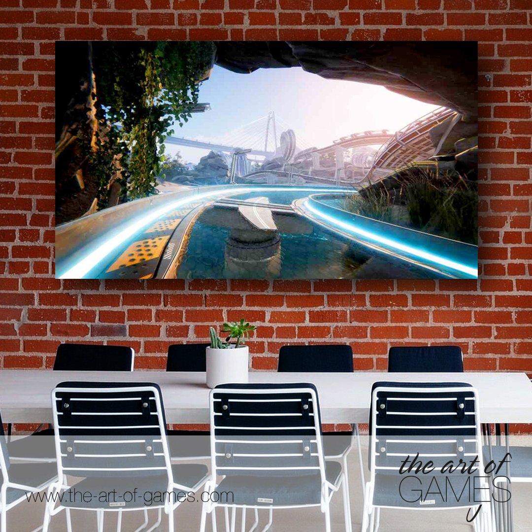 Remember when games like #FZero or #WipEout where best-selling blockbusters? 
There are not many futuristic racing games these days - but one of them is <a href="/Antigravgame/">Antigraviator 🎮 Buy now on Xbox!</a> by <a href="/CyberneticWally/">Cybernetic Walrus</a>.

Buy:
🖼 the-art-of-games.de/en/gallery/ant…

#OriginalGameArtwork #artwork #videogameart #art