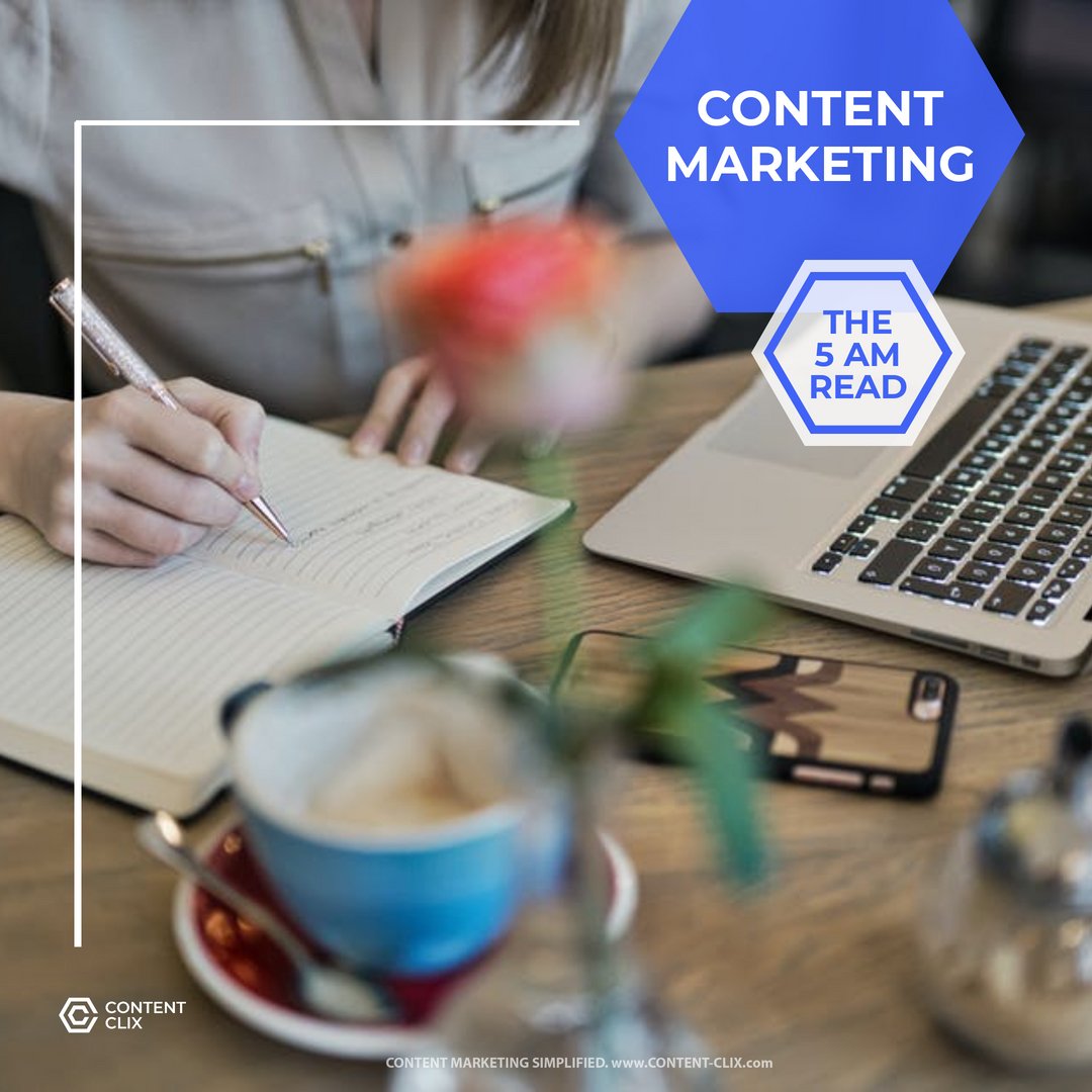 ContentClix's tweet photo. 5AM Read: How to Get Big Results From Small Content Marketing Teams https://t.co/h3UEg05ft0 #ContentClix #ContentMarketing https://t.co/2y7P97roOs