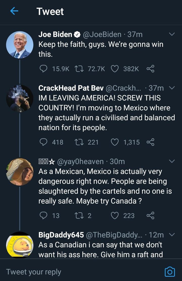 abis_fulani's tweet image. This is one of the reason why i love Twitter over other Social media Apps.

Incase you missed😂😂 #ElectionResults2020 #secureArewa