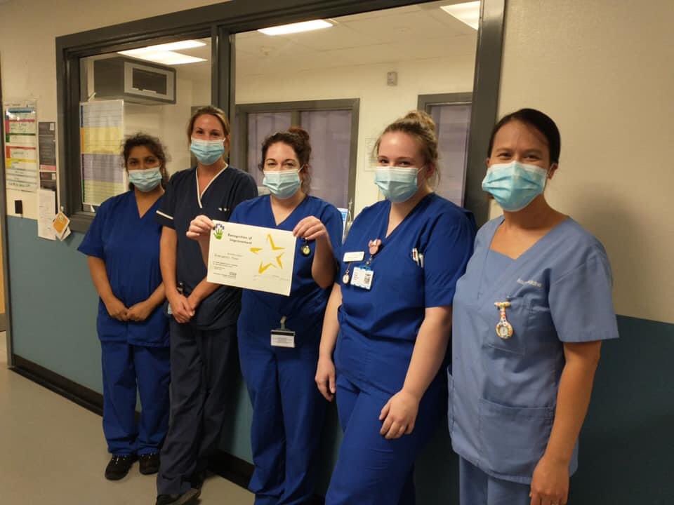 TissueV_UHS's tweet photo. October’s recognition of improvement from the Tissue Viability team goes to...... Emergency Floor. Well done to the Emergency Floor at Worthing & St Richards for your improvement on reporting present on admission pressure ulcers. 👏🏻👏🏻👏🏻 @westernsussex @WSHT_efloor https://t.co/sM8aKYvYZk