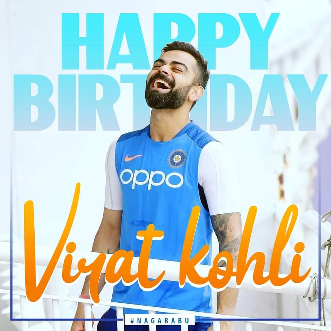 Happy Birthday to
The Captain Virat Kohli
Hit More × Win More 