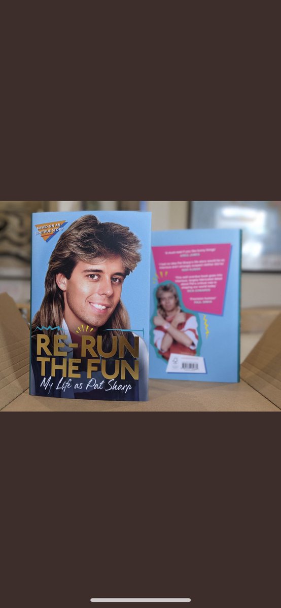 patsharp's tweet photo. It’s publication day!!! Available online now (and in store when lockdown is over) go get it I promise you will laugh your socks off!! #rerunthefun Please retweet, thanks! https://t.co/FICkviNRH9