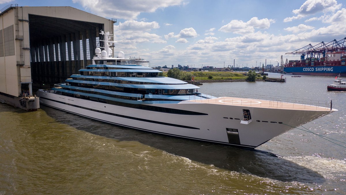 superyachts's tweet photo. Oceanco's superyacht KAOS, ex JUBILEE, has been redelivered following a full-scale refit at the Lurssen Blohm + Voss facilities: Take a closer look at the changes that have been made: https://t.co/s30hOBG0lL https://t.co/JQ0xrlH71Y
