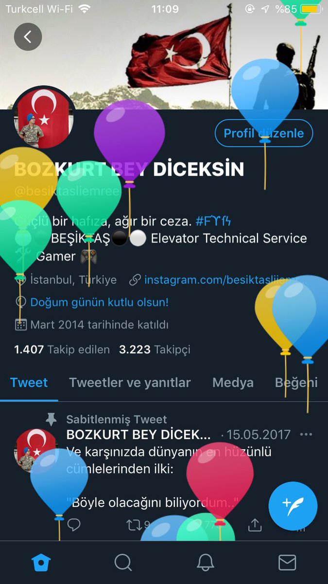 Yine uçuşan balonlar eşliğindeyiz..