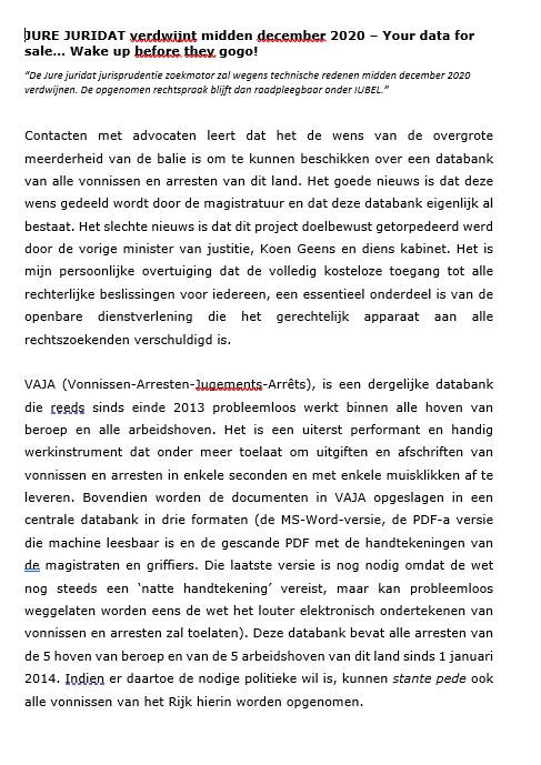 jurinfo_eric's tweet photo. Vonnissen en arresten te koop ! artikel Pierre Thiriar https://t.co/aY0Pd2yV10