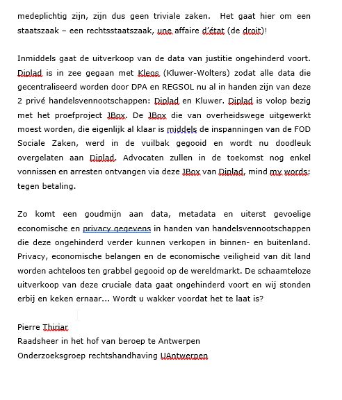 jurinfo_eric's tweet photo. Vonnissen en arresten te koop ! artikel Pierre Thiriar https://t.co/aY0Pd2yV10