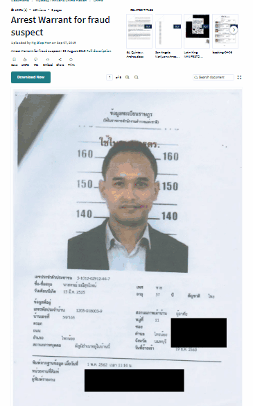 SiamkornC's tweet photo. Orden de arresto: Fraude
Detalles del caso: procedimientos de gestión de fraude de tarifas ante tribunales administrativos y tribunales civiles https://t.co/jlzZ9iK1Hm