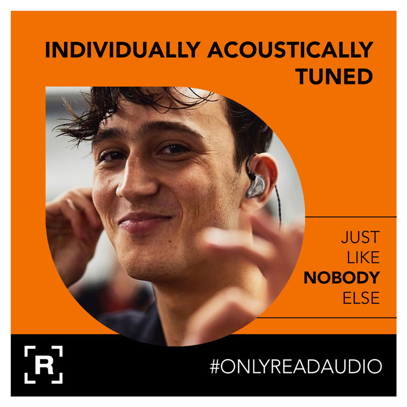 ReadAudio's tweet image. Every earpiece individually tuned to the ear it’s made for. With micro-control of the size and shape of every single outlet we make sure your sound is absolutely bang on. Just like nobody else.

#OnlyReadAudio