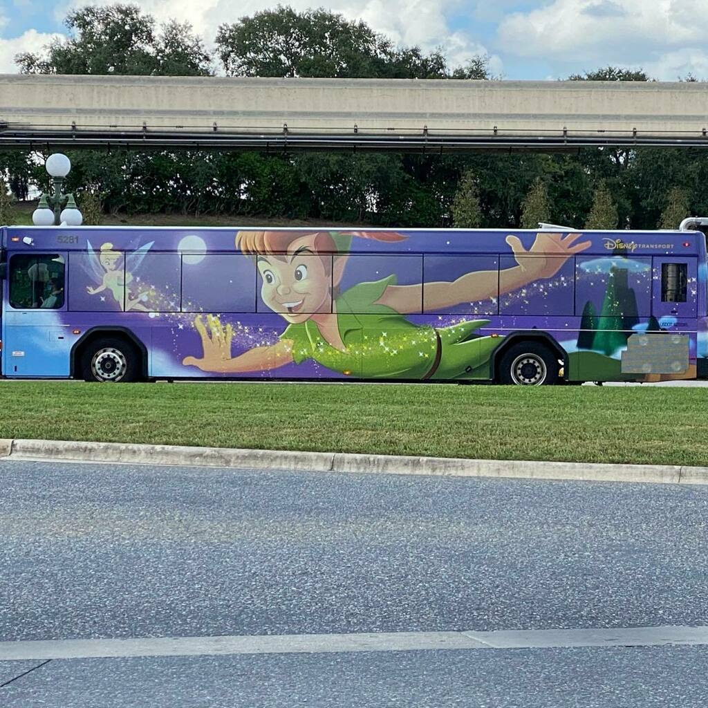 Jace736's tweet photo. I have yet to be able to ride this bus but I was able to get a good pic of the Peter Pan bus!!!
.
.
.
#peterpan #neverland #disneybus #nevergrowup #takemetoneverland #bus #magickingdom #disney #disneypic #disneygram #instadisney #igers_wdw #disneyside #w… https://t.co/uMXudT2egc https://t.co/jyUMYpGzZm