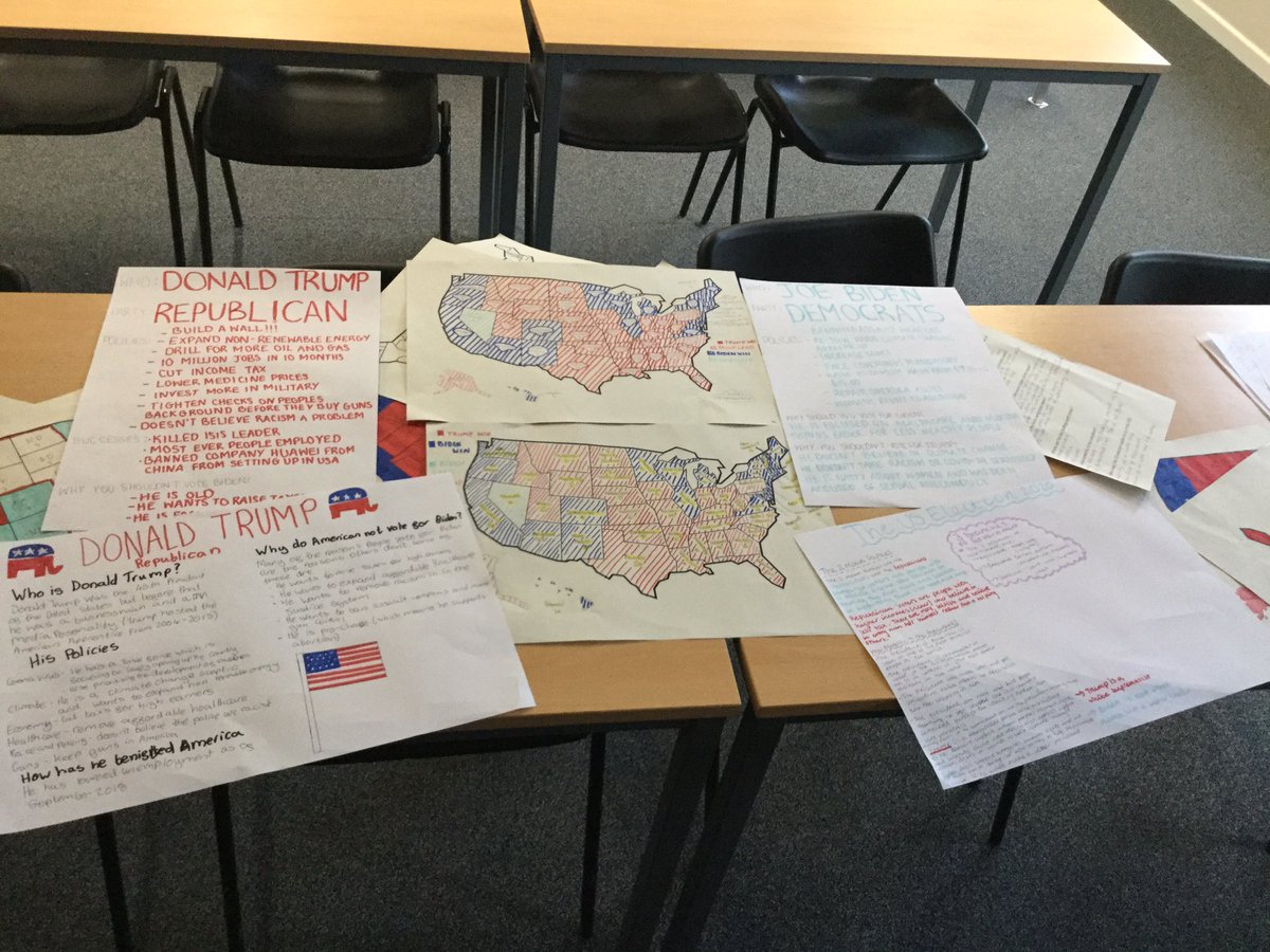 Some amazing work from our Higher on the US election. The votes are still being counted but analysis starts here!@Royal_High_Sch