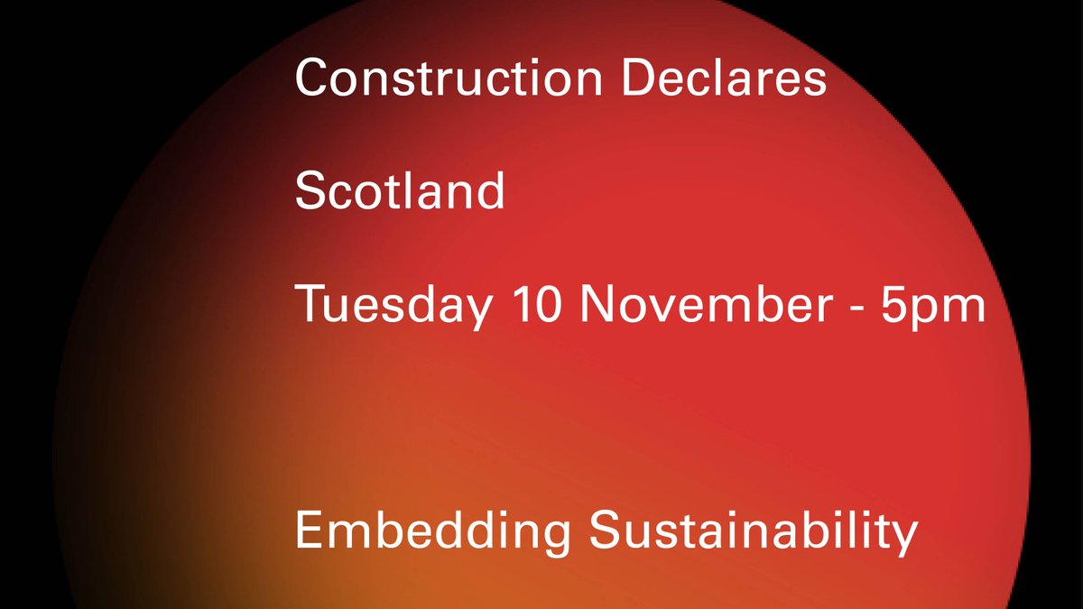 StirSociArch's tweet photo. RT gia_tweet: RT @ConstrDeclares: Tuesday 10th, first #Scotland meeting, hear about Embedding Sustainability in your projects from @calumdarchitect @ArchitypeUK @MaxFordhamLLP & discuss with other #architects #engineers #landscapearchitects #projectmanag… https://t.co/hKqQ01ZMf4