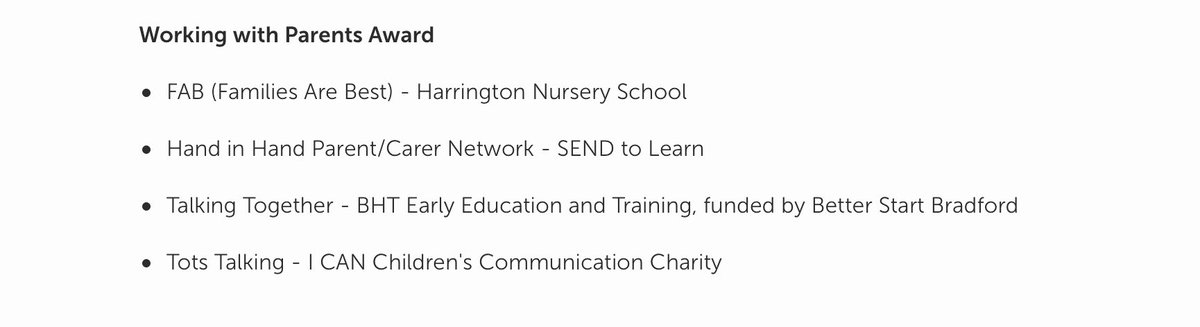 Harrington Nursery School (@derbyearlyyears) on Twitter photo <a href="/DerbyEarlyYears/">Harrington Nursery School</a> are proud to announce Harrington Nursery School are short listed for Working with Parents Award <a href="/NurseryWorldAwd/">NurseryWorldAwards</a> #NWAwards #familyengagement #parentalengagement #earlyyears #schoolreadiness <a href="/DerbyEarlyYears/">Harrington Nursery School</a> are proud to announce Harrington Nursery School are short listed for Working with Parents Award <a href="/NurseryWorldAwd/">NurseryWorldAwards</a> #NWAwards #familyengagement #parentalengagement #earlyyears #schoolreadiness