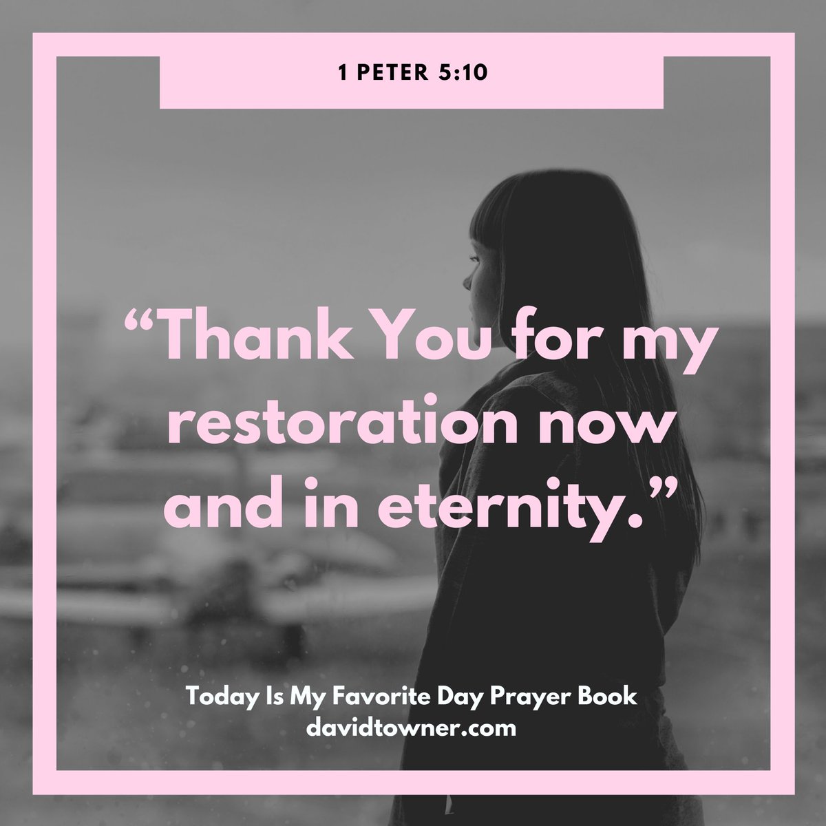 davidbtowner's tweet photo. 1 Peter 5:10
“And the God of all grace, who called you to his eternal glory in Christ, after you have suffered a little while, will himself restore you and make you strong, firm and steadfast.”
#restoration #spiritualhealth #timfd #peace #victory #grace  #eternity https://t.co/kRPP81e3sK