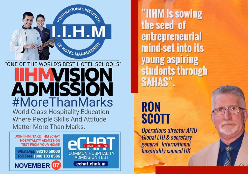 IIHMHOTELSCHOOL's tweet photo. Advisory Board Member of IIHM #Sahas & secretary general of International hospitality council UK #RonScott, hails about SAHAS!
Be a part of IIHM's SAHAS initiative, make your dream come true. Register for eChat: https://t.co/IQjWdUcvrg
#IIHMOnlineEntranceTest #eChat
(V) https://t.co/gqM0329bOU