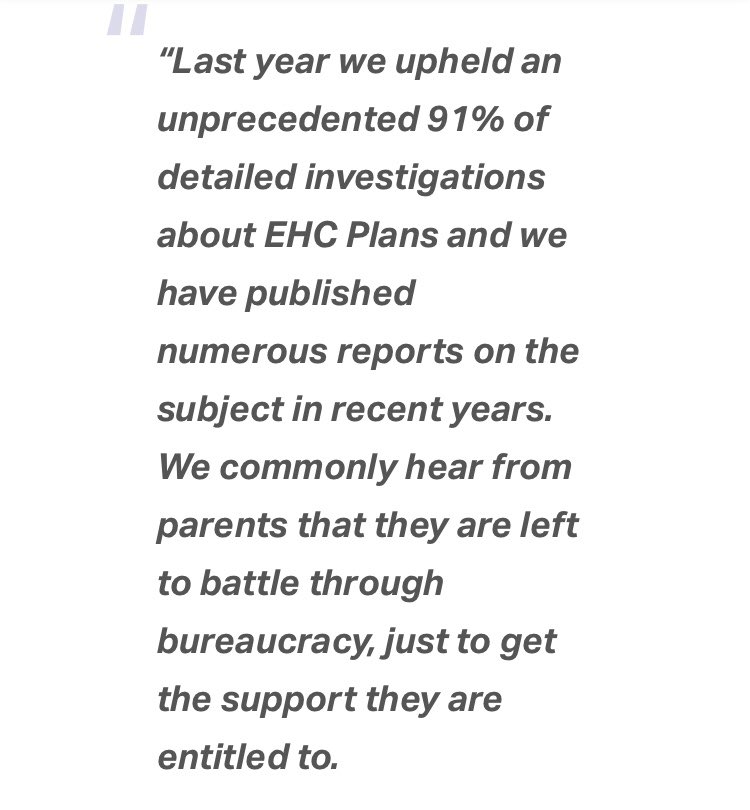 DeborahWoodhou1's tweet photo. I hope lessons will be learned and commissioning of appropriate educational creative solutions for young people who cannot access main stream or special schools, will be a priority for #sheffield.  Here is a quote from the #education #ombudsman: https://t.co/50sFwf87vs