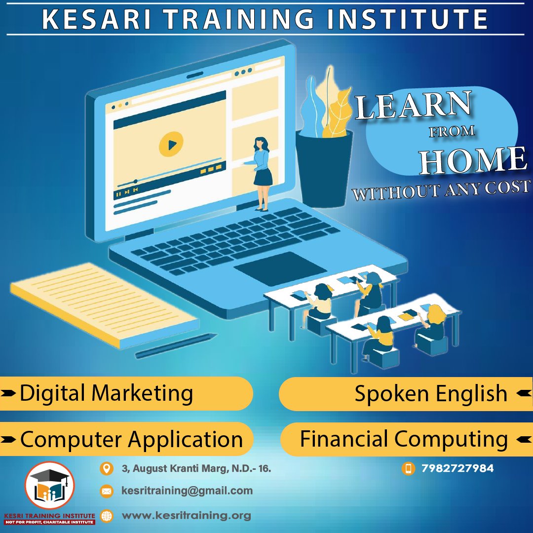 KIstitute's tweet photo. Online Admissions Open ,Contact Us For More info.
Call us : 7982727984
Visit us: https://t.co/rylvBjVFZB
Facebook : https://t.co/EQPppgaOcB
Instagram : https://t.co/ywfL1L8sZX
Linkedin : https://t.co/KVWvB1jg8c
#institute #free #charity #digitalmarketing #english #computer https://t.co/HWq4QeX7za