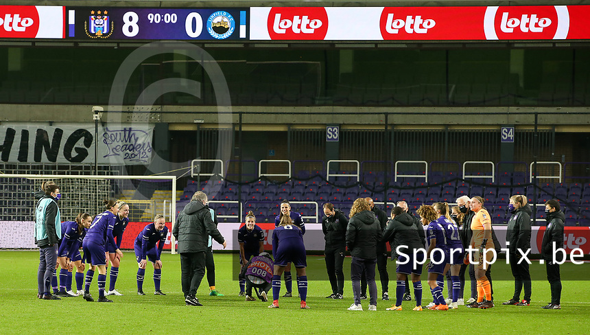 SportpixB's tweet photo. Great teamwork from Anderlecht yesterday. Their Champions League campaign isn't over yet! Good luck, girls! https://t.co/jyVDJhhpIb