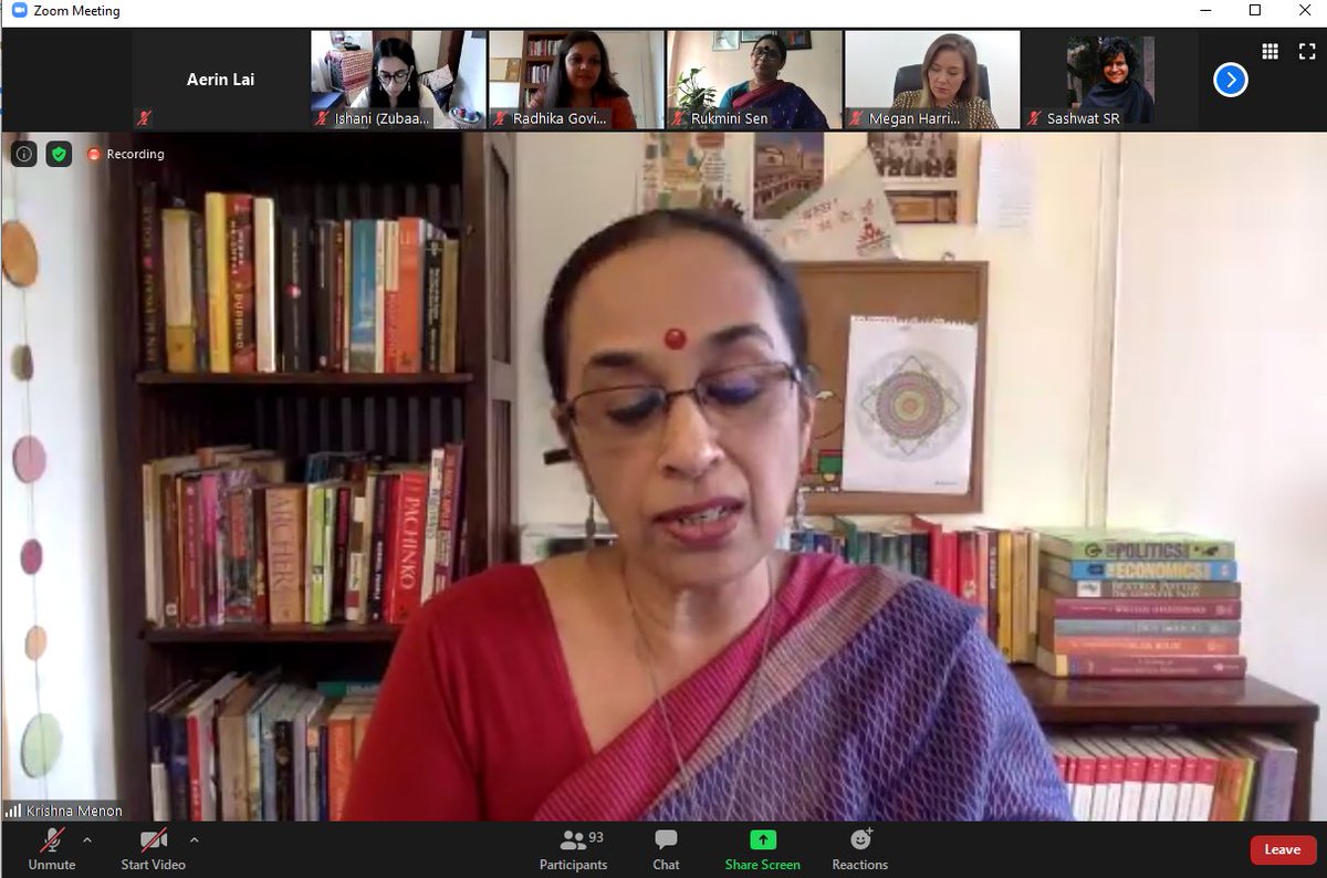 TFTLproject's tweet photo. Prof Krishna Menon, one of the editors of Doing Feminisms in the Academy, giving the opening for our book launch! https://t.co/wuBCl2QkDu