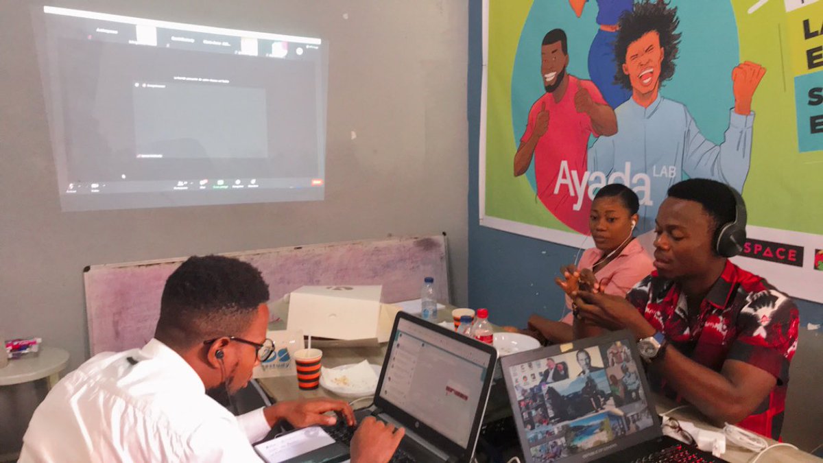 ActivSpaces's tweet photo. #Day2 Poursuite des sessions de clôtures #AyadaLab cohorte 2019. En ce moment nos lauréats suivent un atelier sur le #Fundraising. https://t.co/R13x8mAPtY