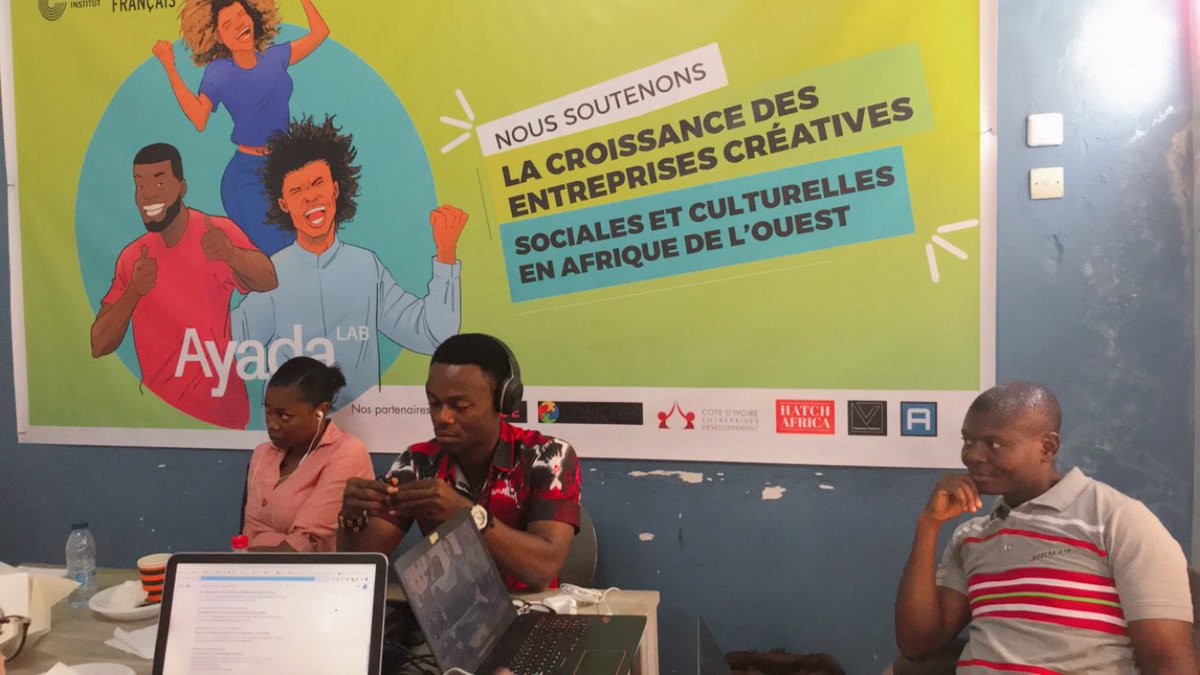 ActivSpaces's tweet photo. #Day2 Poursuite des sessions de clôtures #AyadaLab cohorte 2019. En ce moment nos lauréats suivent un atelier sur le #Fundraising. https://t.co/R13x8mAPtY
