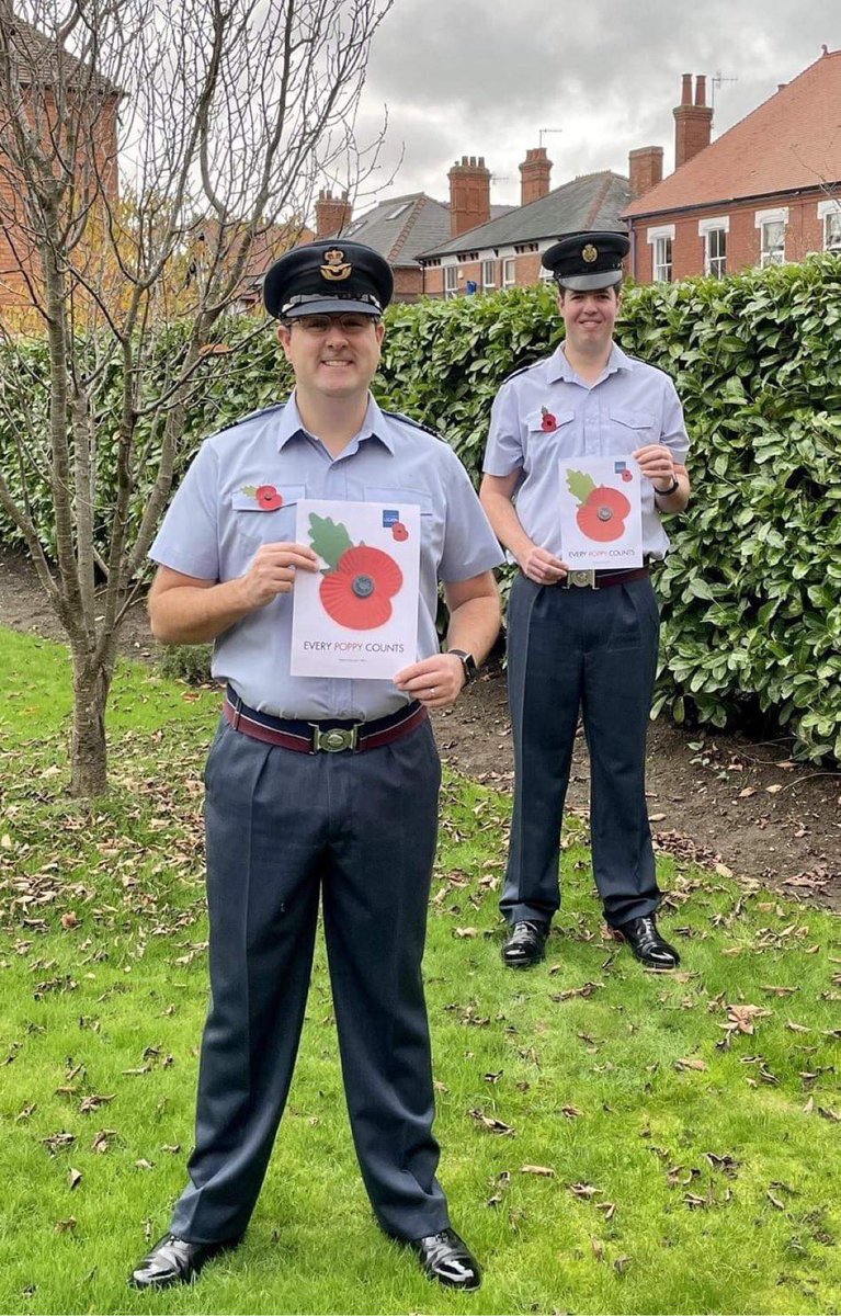 aircadets's tweet photo. Good Luck to everyone who is taking part in the @PoppyLegion #poppyrun. Flt Lt Karl Nicholson and Sgt Luke Ford are hoping to complete 111 miles in 11 days and aim to finish at 11:00am on the 11th November when people across the UK will be taking part in the two minutes silence. https://t.co/kdjW321Q7H