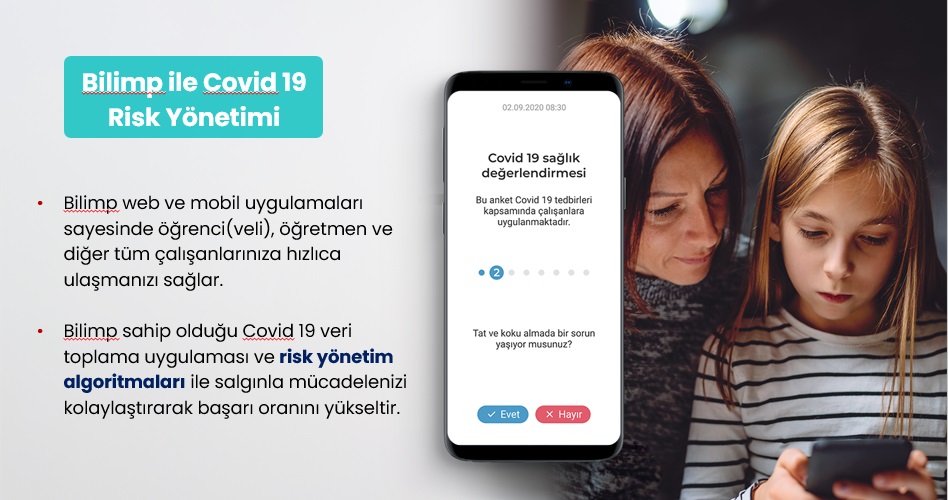 bilimpapp's tweet photo. Bilimp tarafından geliştirilen "Covid 19 Süreç ve Risk Yönetimi" uygulamasıyla eğitim kurumunuzdaki pandemi riskini kontrol altına alın. 

#KVKK uyumlu Bilimp’i ücretsiz kullanmaya başlayın

🌐 https://t.co/bnQgIkUKqp | info@bilimp.com
📞 850 222 27 46

#Covid19 #KoronaVirüs https://t.co/LUPwVGaPN9