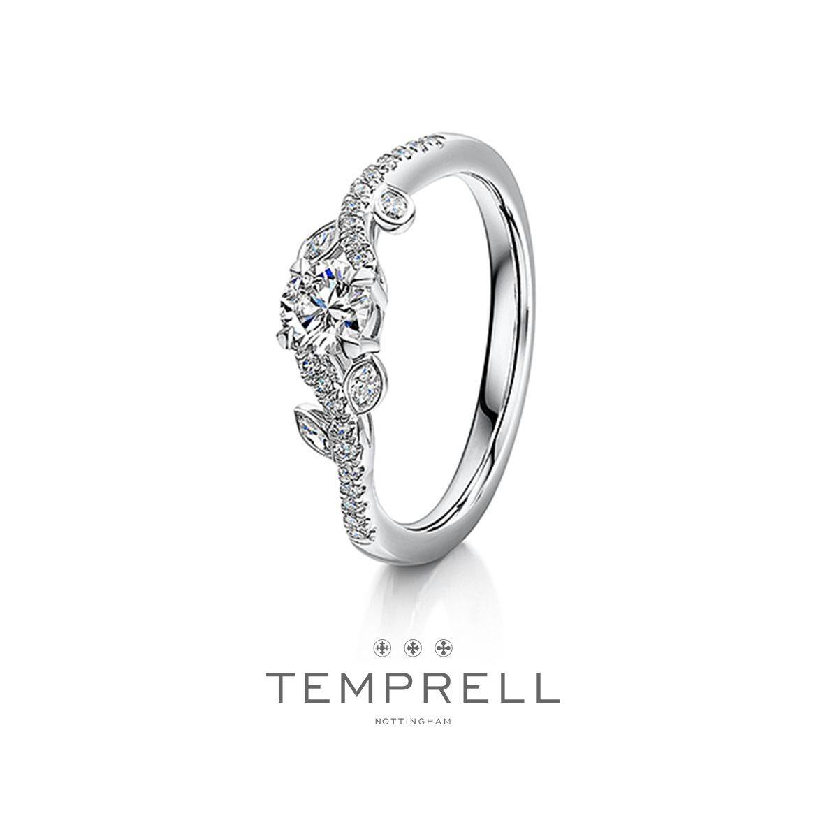 idomagazine's tweet photo. We can't take our eyes off this beauty, which was created by #Nottingham based #jewellers @Temprell1. If you're after bespoke made wedding rings, get in touch with them today. Everything is made in house by this family run business too. 
https://t.co/MglmBZjN2S #supportlocal https://t.co/UcS2oKtLot