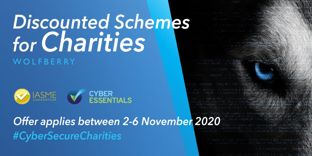 PureCyberLtd's tweet photo. Only 2 days left! Cyber security should accessible for any organisation- including charities. In partnership with @IASME1, Wolfberry is offering discounted rates for #charities needing #CyberEssentials & IASME Gov certs. #cybersecurecharities
More info at: https://t.co/qFFl8gRN6S https://t.co/yzZcZqRHb6