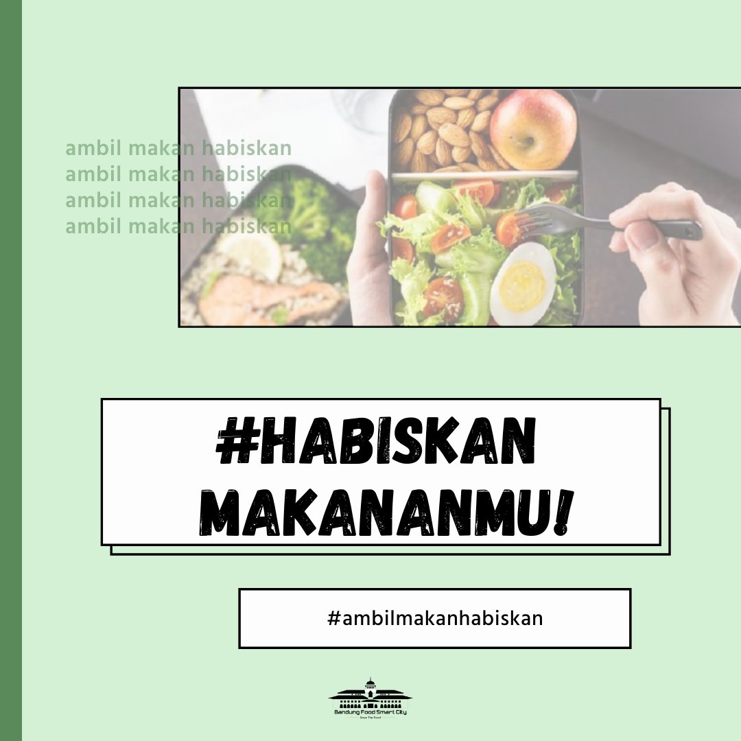 yuk kita selalu #ambilmakanhabiskan semua makanan kita. jangan sisakan makanan di piring kita ya.