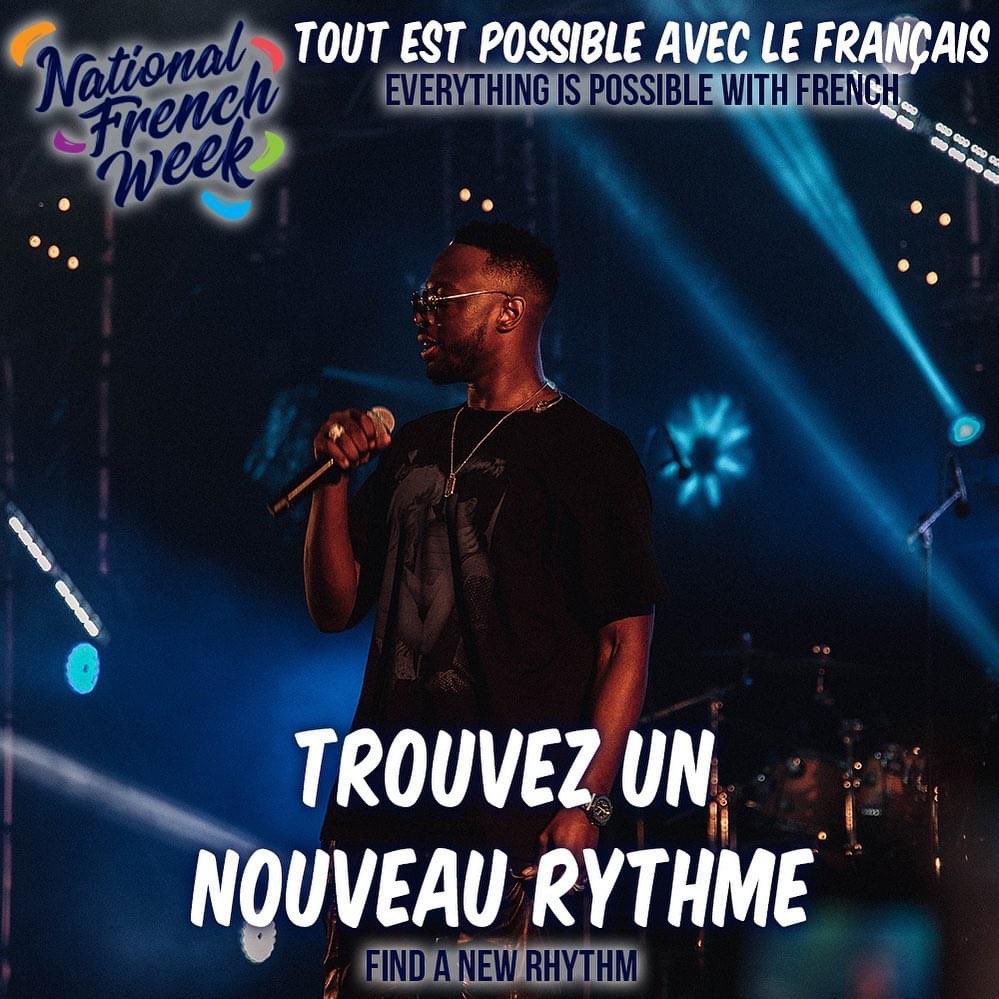 FIND A NEW RHYTHM like those by French singer Dadju or any of the thousands of musicians from around the world who perform in French. (Photo by lartcestchouette on Unsplash) #nationalfrenchweek #nfw #nfw2020 #toutestpossible #everythingispossible #aatf #learnfrench #frenchmusic