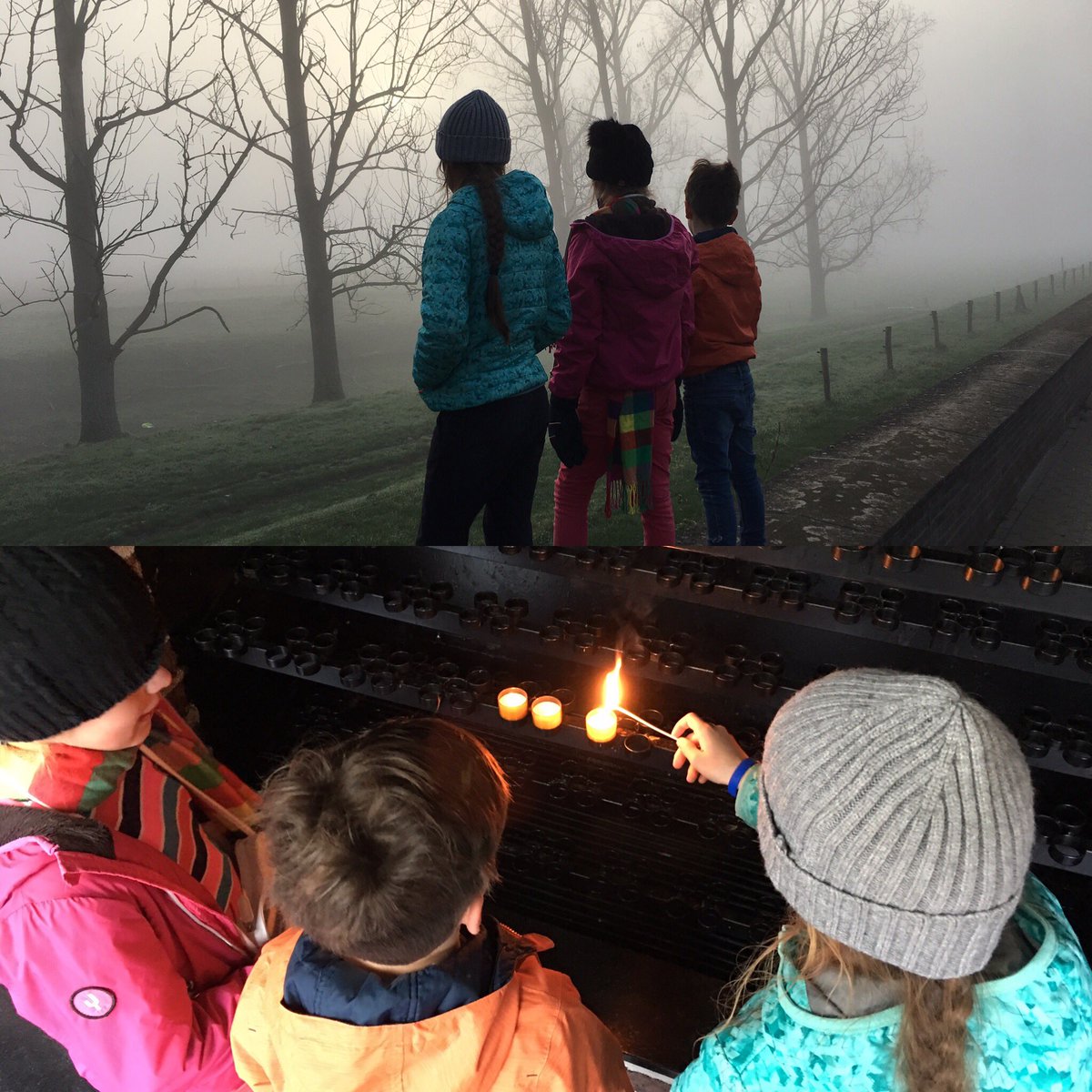 Haeldermans's tweet photo. Deze morgen ☁️ heel vroeg vertrokken 🥾 om weer een kaarsje 🕯aan te steken. Een 🕯 voor hoop 🙏in deze aparte tijden! We houden afstand, maar laten elkaar niet los❤️ #fieropmaaseik #bosbeekverbindt #samentegencorona #samenhoudenwevol https://t.co/GpUdGTrqkY