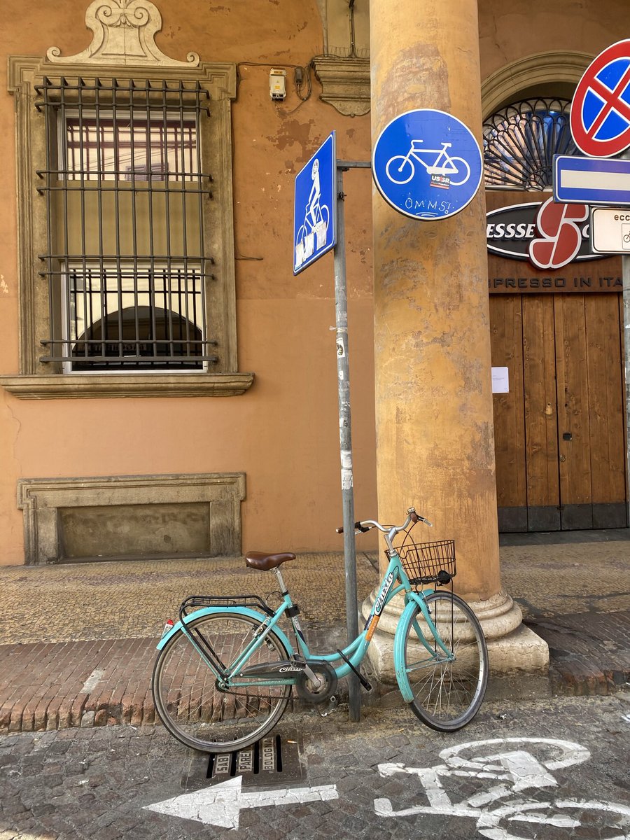 I went to Bologna a couple of weeks ago & visited the many bicycles and ate tortellini in an old school dining room staffed by men in white coats.