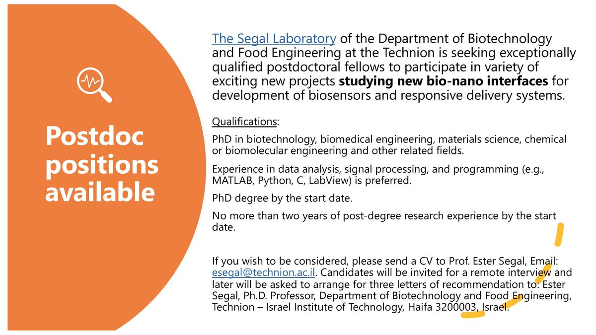 E_Segal_Lab's tweet photo. We are hiring #postdoc at the @TechnionLive - apply https://t.co/YLLpReLopq