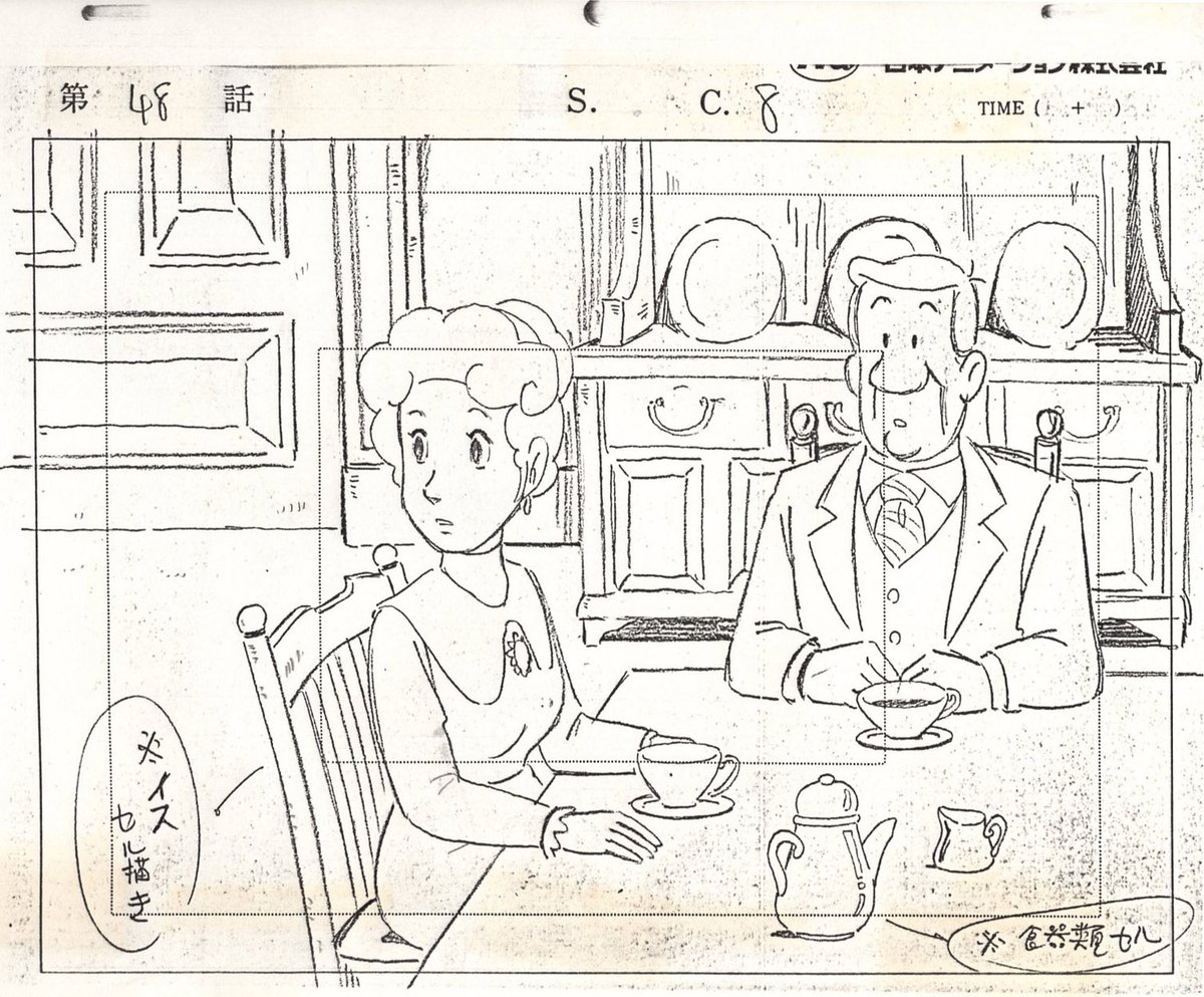 Kiyubaru きゆばる Tvアニメーション 不思議の国のアリス 1984年 ヨーロッパ 日本 合作 日本未公開話数 レイアウトのコピー Layout Hiroshi Harada Alicesadventuresinwonderland