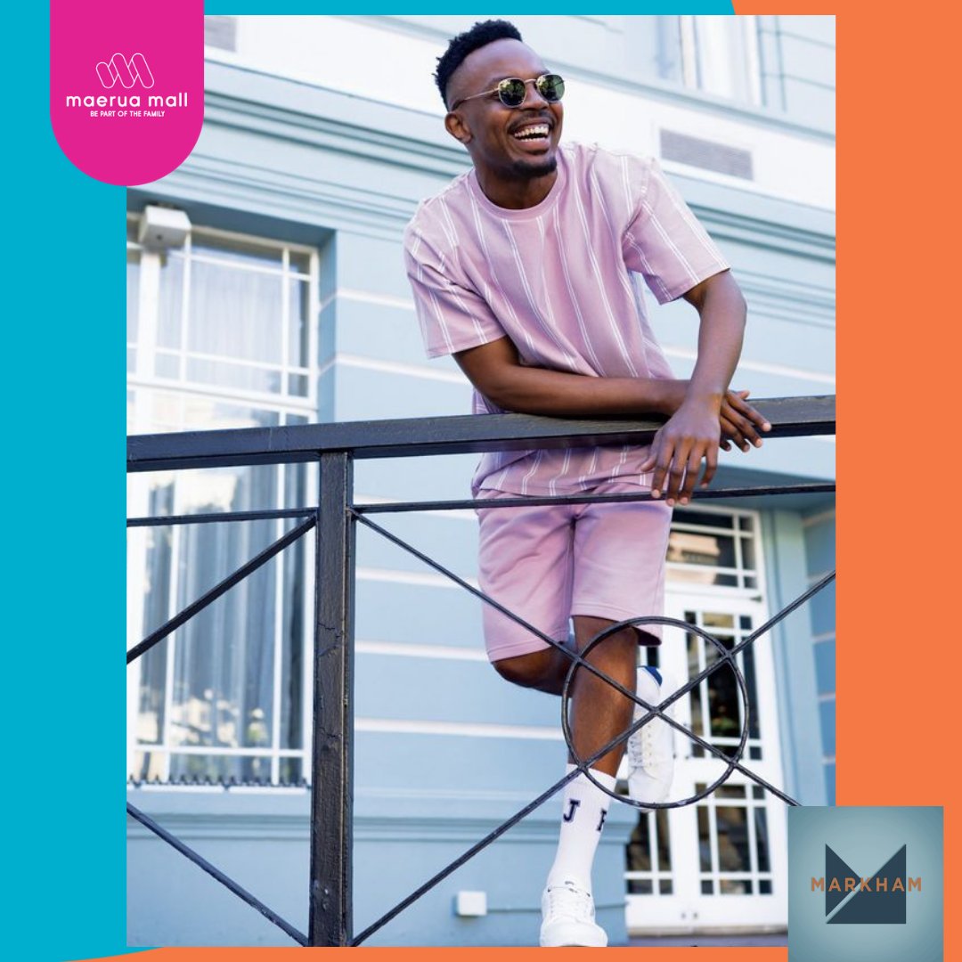 maerua_mall's tweet photo. Ready to get busy living ☀️
#Markhams #MaeruaMall #MensFashion https://t.co/TUH8F9QsCD