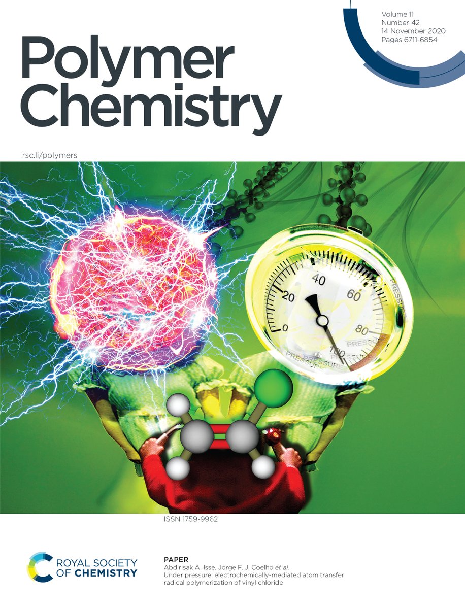 PolymChem's tweet image. Under pressure: electrochemically-mediated atom transfer radical polymerization of vinyl chloride, Francesco De Bon et al., @polysyc, @UnivdeCoimbra, ow.ly/xo6p50Cal4j