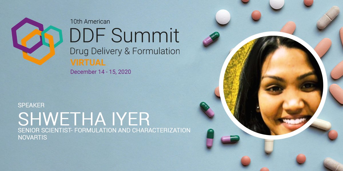 Join Swetha Iyer to learn all she knows about liquid #preformulation of #biological candidates. 
VIEW THE AGENDA ow.ly/8QqN30rfZZh
BOOK NOW ow.ly/f9Ww30rfZZi
#pharma #drugdelivery #drugformulation #smallmolecules #americanddfsummit
