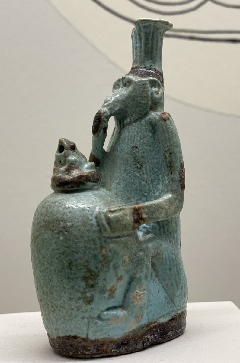 Funerary exoticism. Perfume jars, respectively imported from Egypt and Syria. Found at the Tomb of the Dolii, Necropolis of the Banditaccia, Cerveteri. c.625 BCE