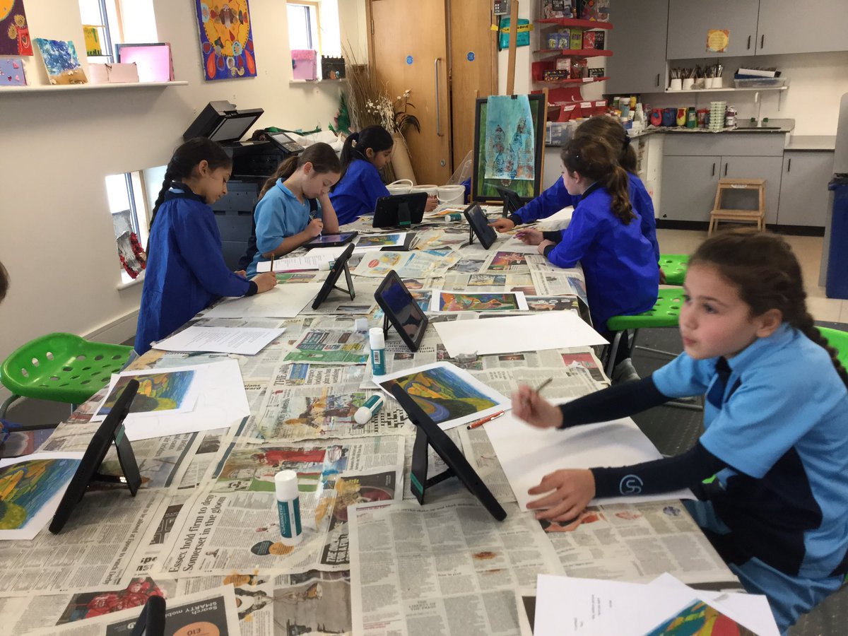 UptonDT's tweet photo. Combining computer technology with art by recreating David Hockney landscapes. @UptonComputing @UptonForm4 #UptonDifference #UptonJourney #UptonPrep @davidhockneyart @dhockney #davidhockney https://t.co/X4gxqd9bJR