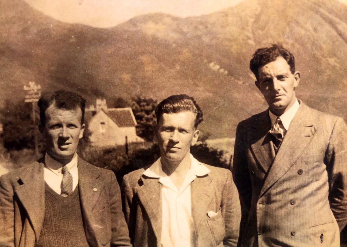 annemcalp's tweet image. This week on Landward we tell the story of 3 soldiers from Ballachulish. Willie Kemp, Sandy MacDonald, &amp;amp; James Wilson heroically escaped from capture in German occupied France - bamboozling their interrogators by speaking their mother tongue...Gaelic #RememberanceDay #BBCLandward