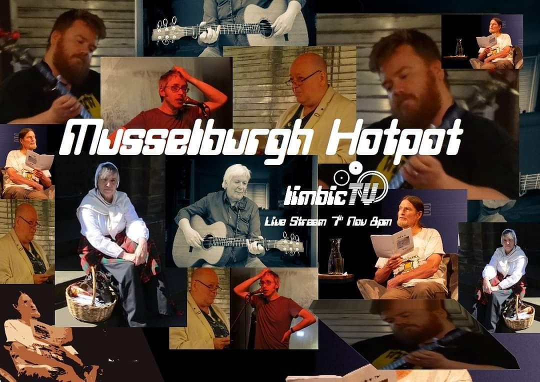TvLimbic's tweet photo. ⚡Livestream Sat 7 Nov 8pm ⚡

THE MUSSELBURGH HOTPOT 

The Honest Toun’s long running #stramash of music, poetry, stories and meerkats is brought to the small screen by Limbic TV #edinburgh 

https://t.co/OJFGjZM4Z4

https://t.co/eDK4lSHdbh https://t.co/k8fbw5r6To