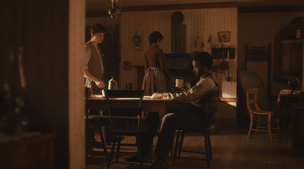 Another family breakfast. Teasing, smiling, caring.He can allow himself to be just a boy.  #renewannewithane