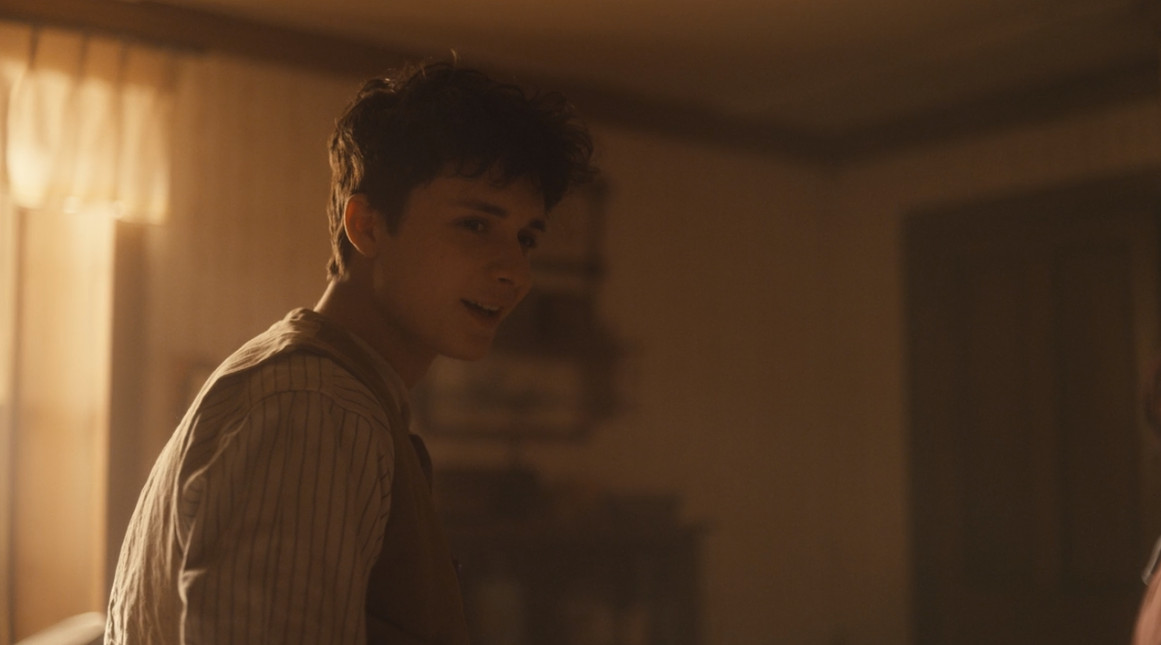 Another family breakfast. Teasing, smiling, caring.He can allow himself to be just a boy.  #renewannewithane